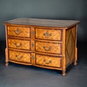 Commode Mazarine, Regence Chest of Drawers, France, Early 18th Century 