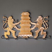 Iron painted bakery sign , late 19th century