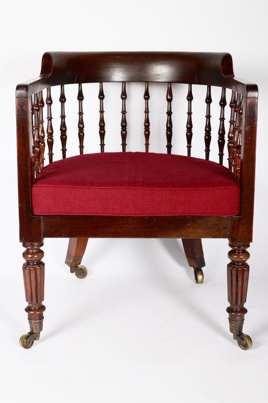 William the IVth armchair in mahogany