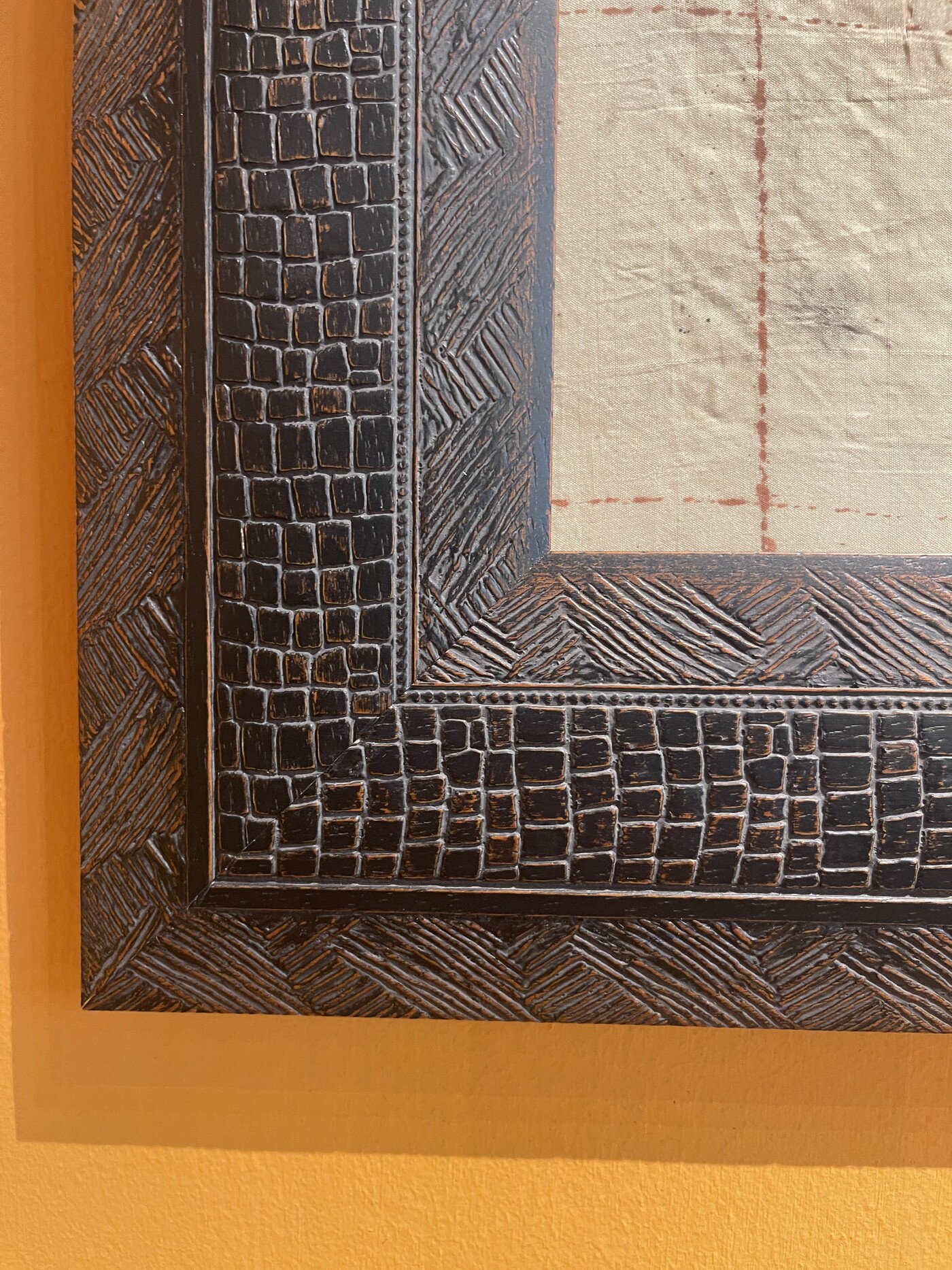 19th century Painting on silk . India 