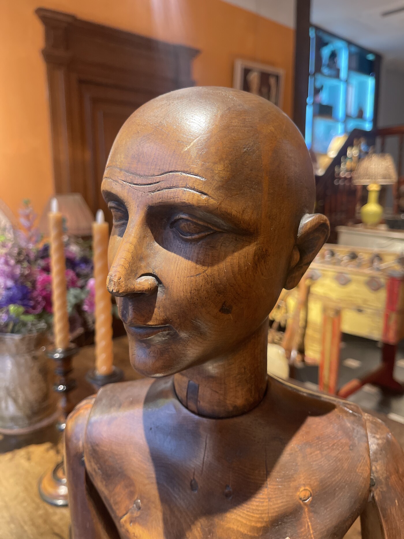 19th century wooden mannequin   