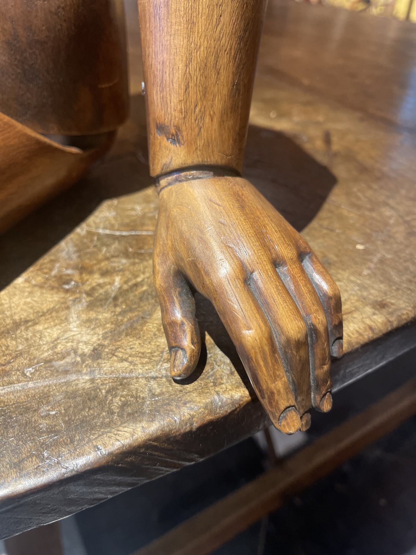 19th century wooden mannequin   