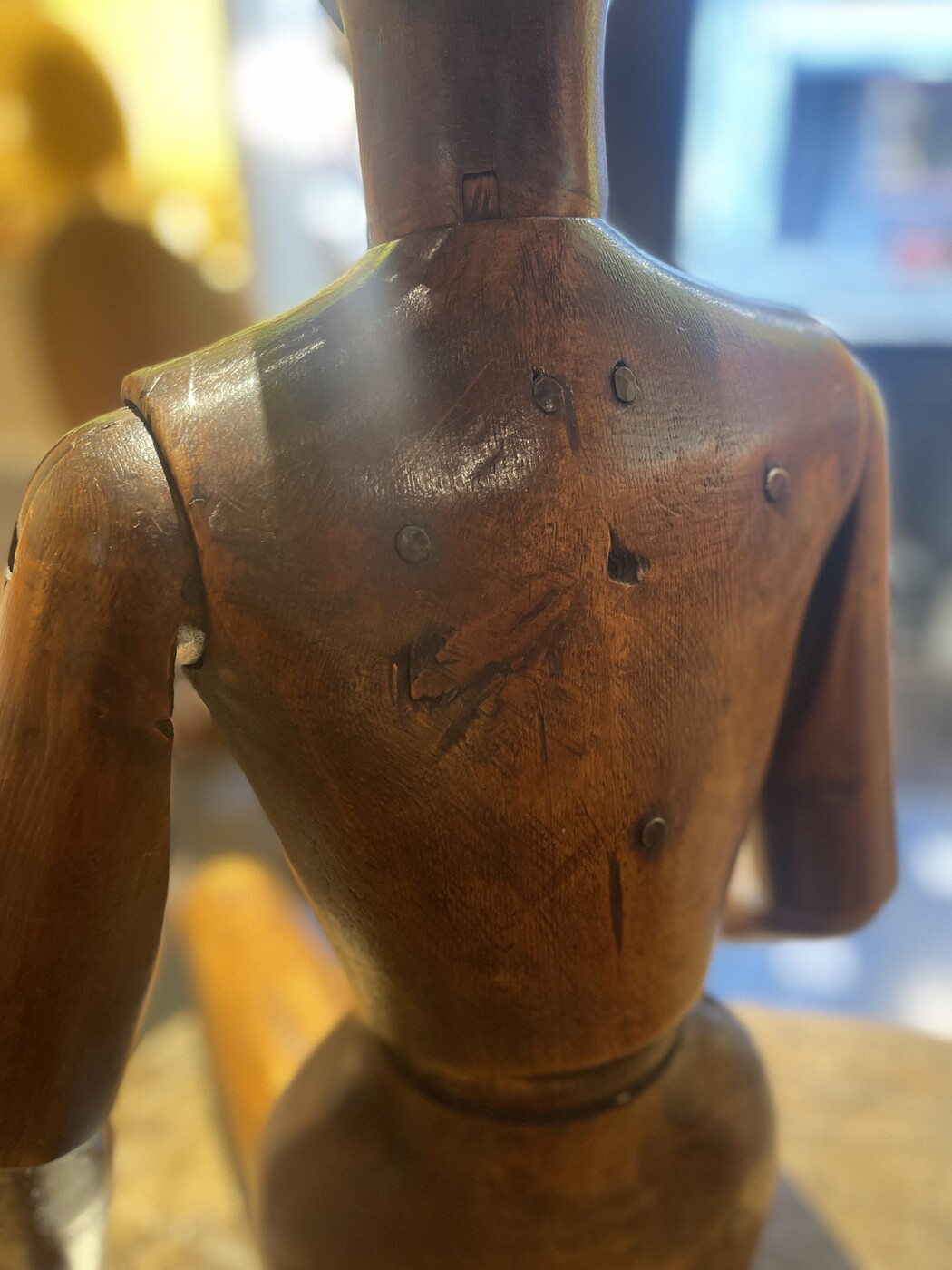 19th century wooden mannequin   