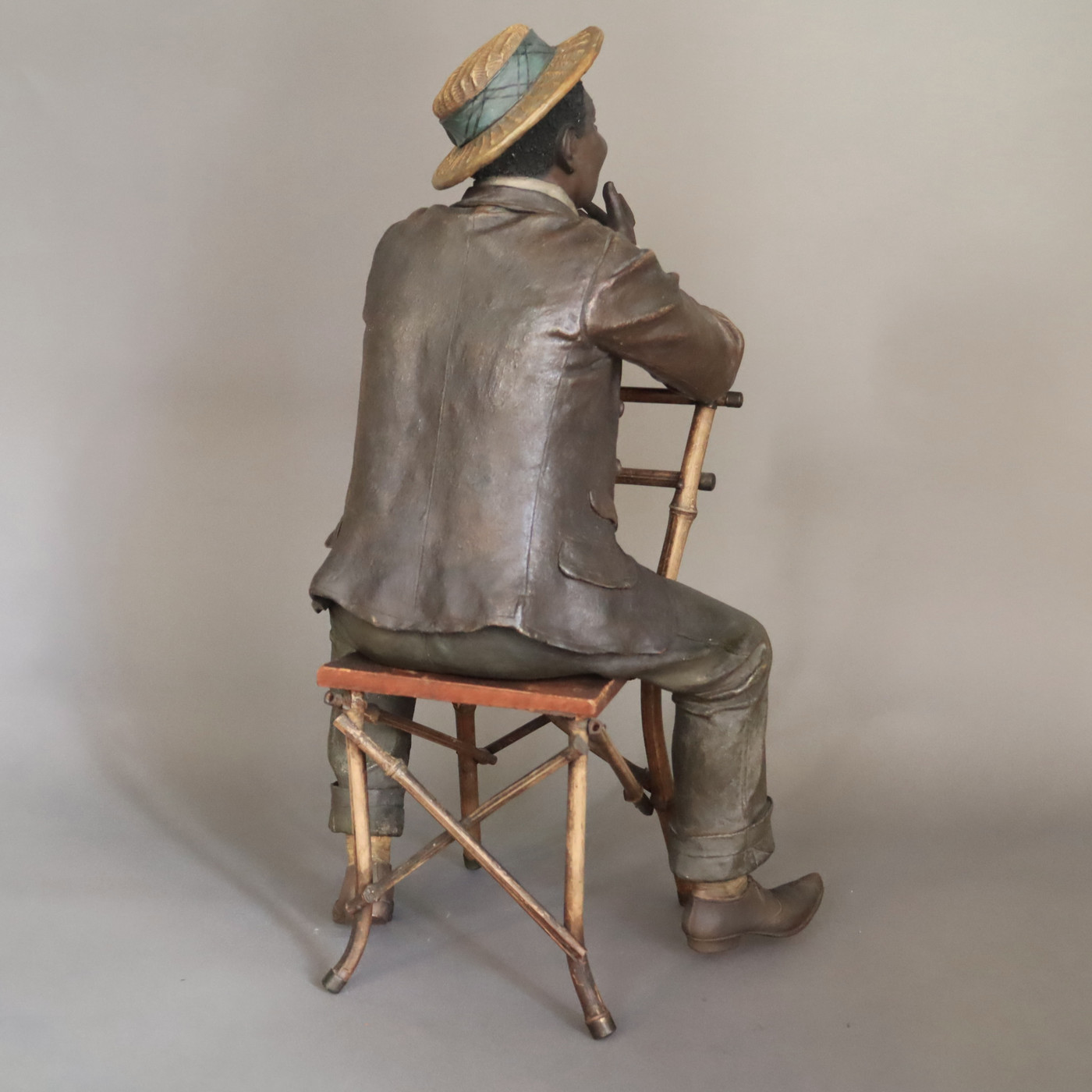 Austrian terracotta figure from johann Maresch , late 19th century