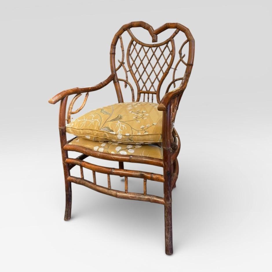 Bamboos armchair , French , circa 1900