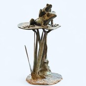 Bronze garden statue 
