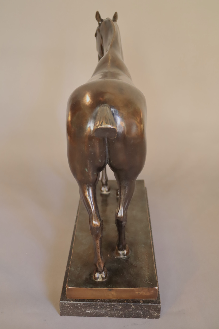 Bronze of a horse , circa 1920