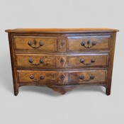 Chest of drawers in parqetry walnut , French circa 1800