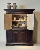 Early 17th century Credenza in walnut from the region of Puglia , Italy