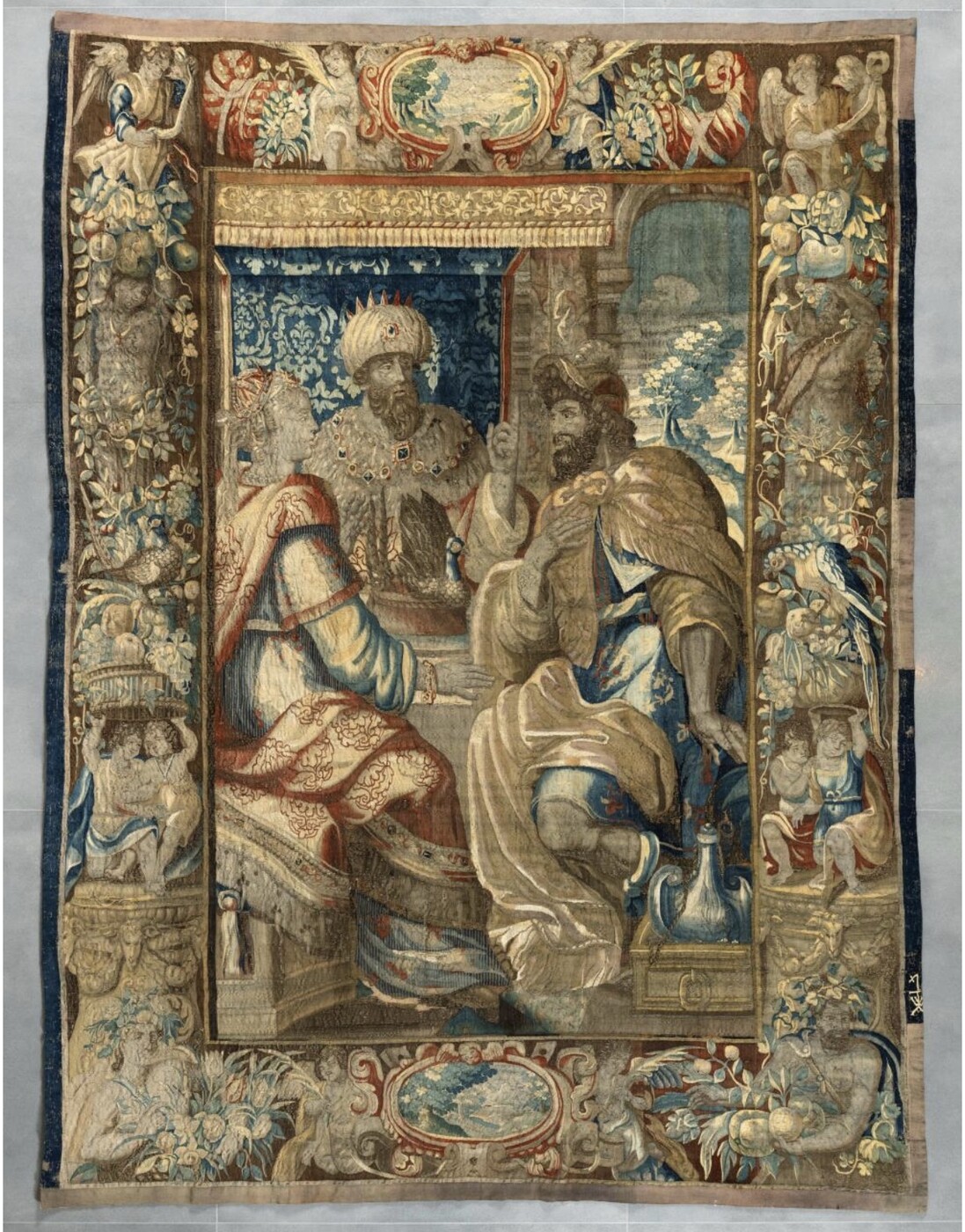 Flemisch tapestry made in Antwerp by Jacob Wauters ( 1618-1660 )