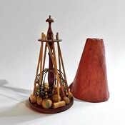 Miniature cricket play with original paper cover