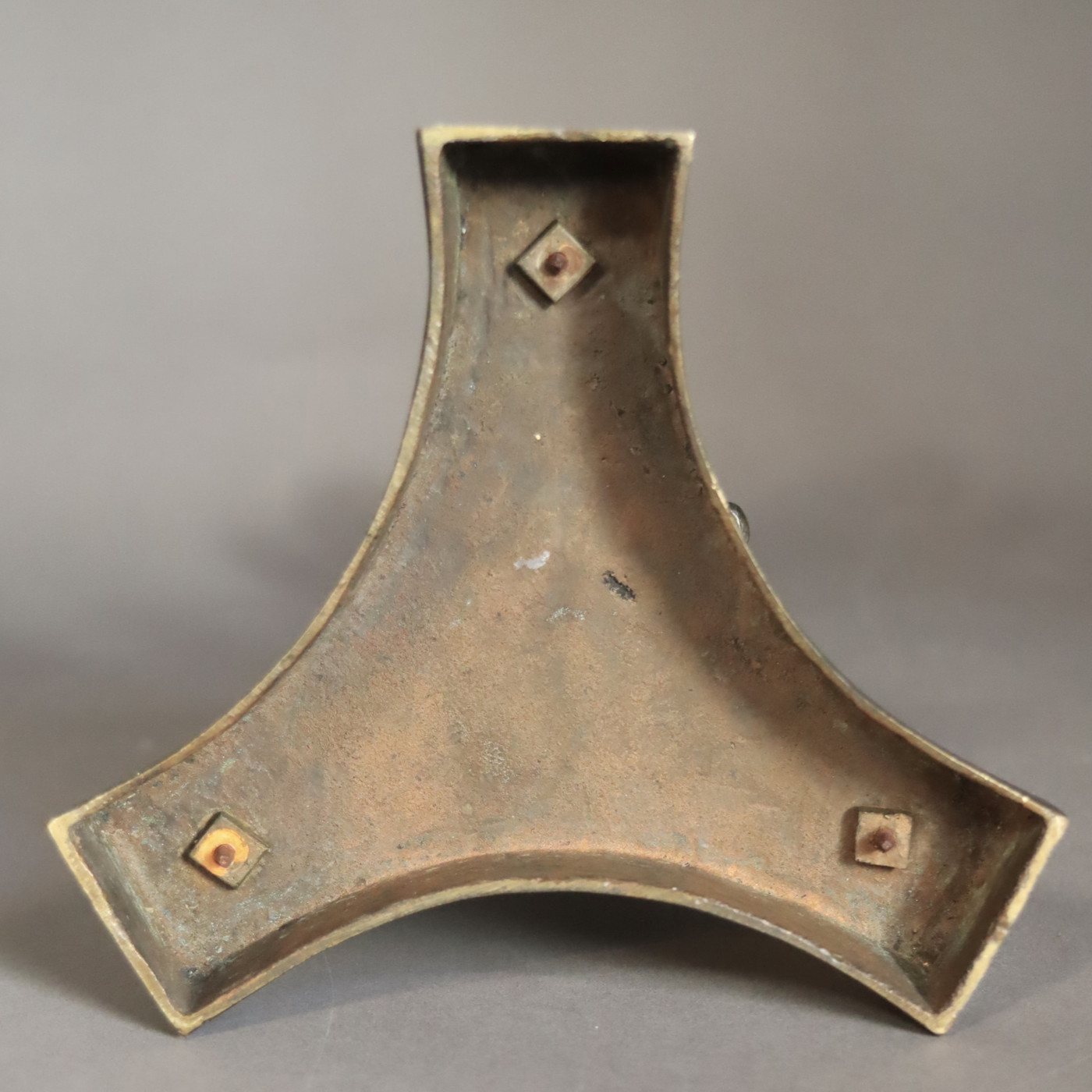 Pair of bronze candlesticks , French , Charles X , late 19th century