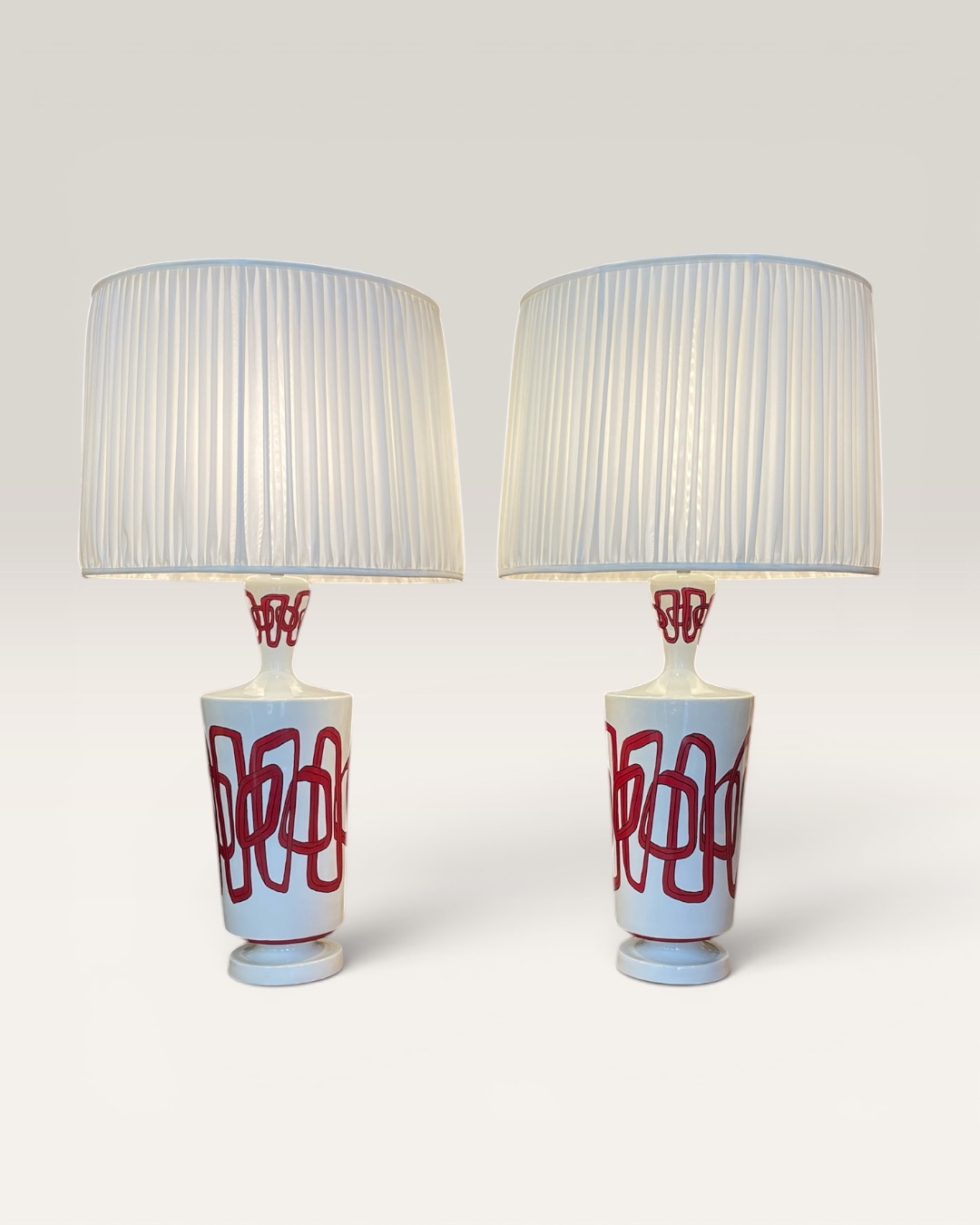 Pair of lamps by Nicolas Blandin , Paris circa 1970