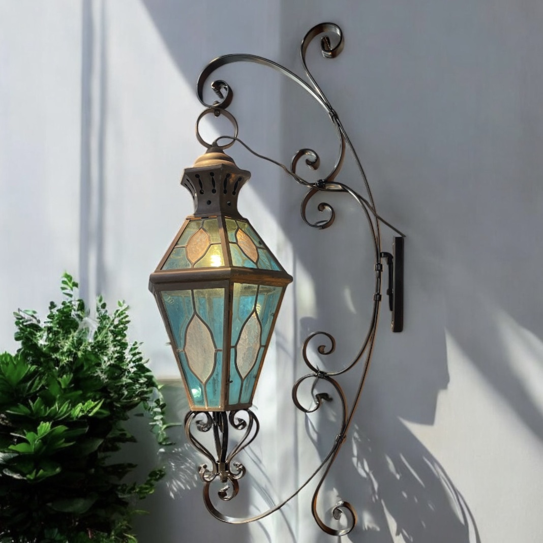 Pair of lanterns circa 1900