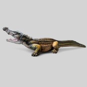 Porcelain Crocodile , Italy 70's designed by Deruta