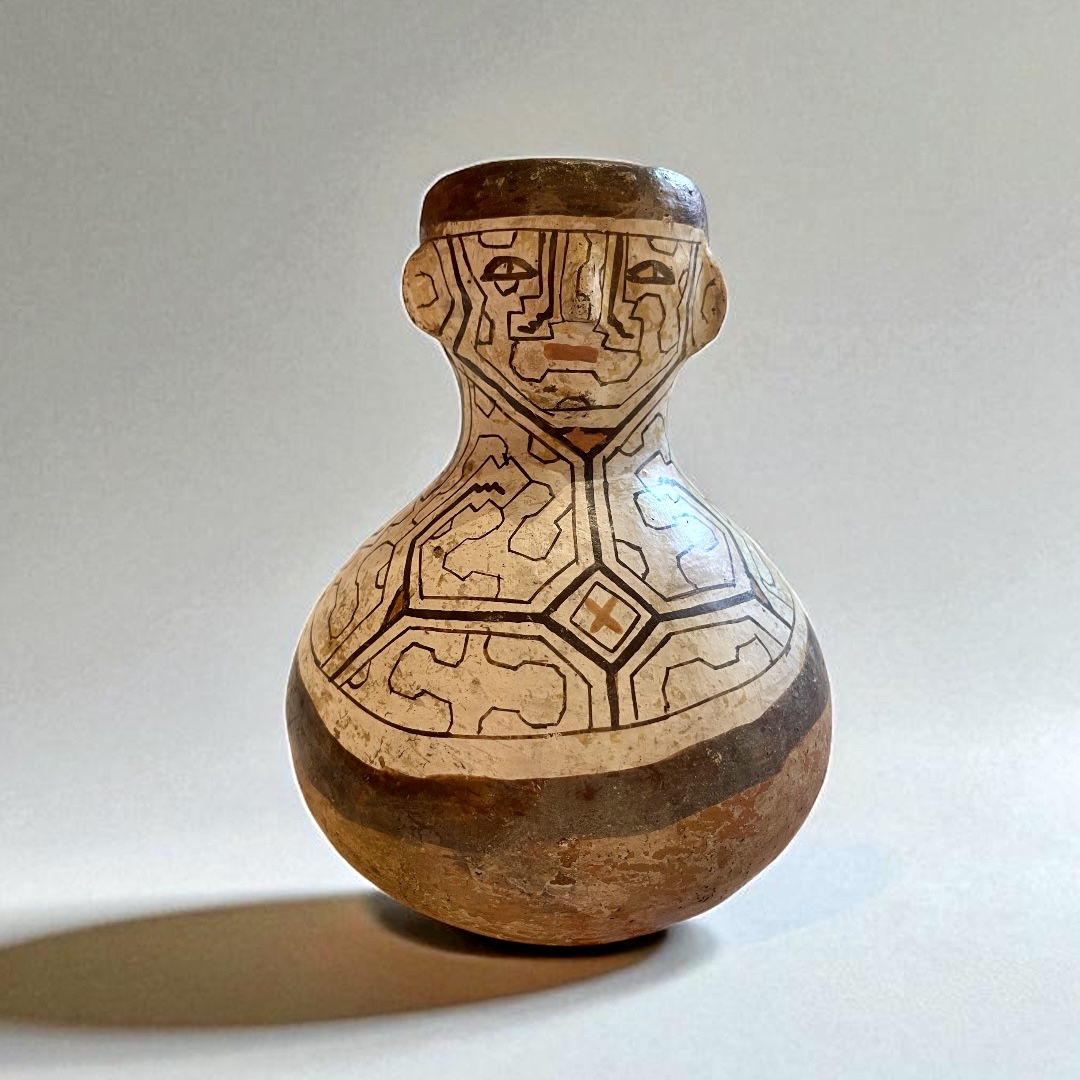 Shipibo Conibo Eastern Peruvian drinking pot