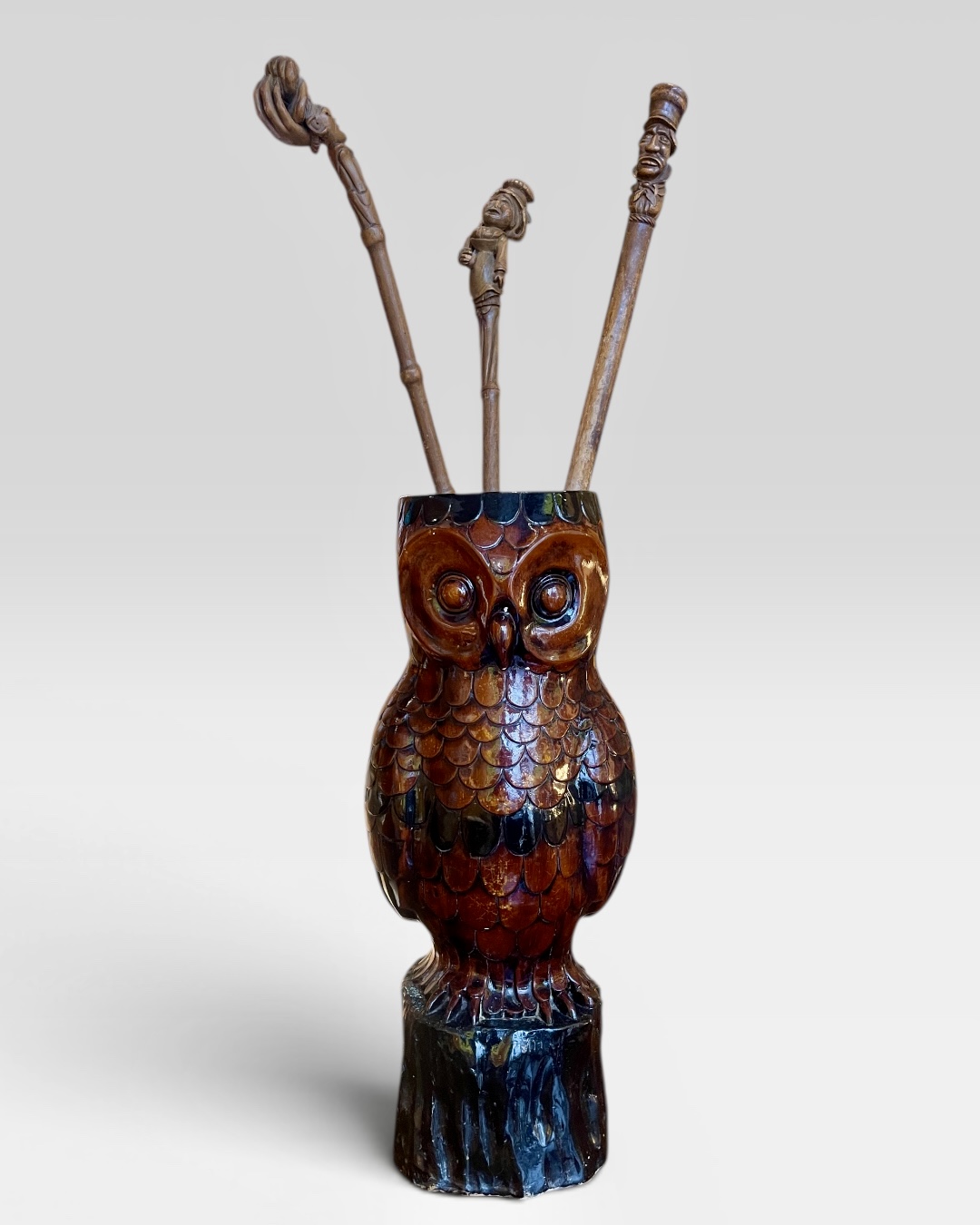 Terracotta umbrella stand 