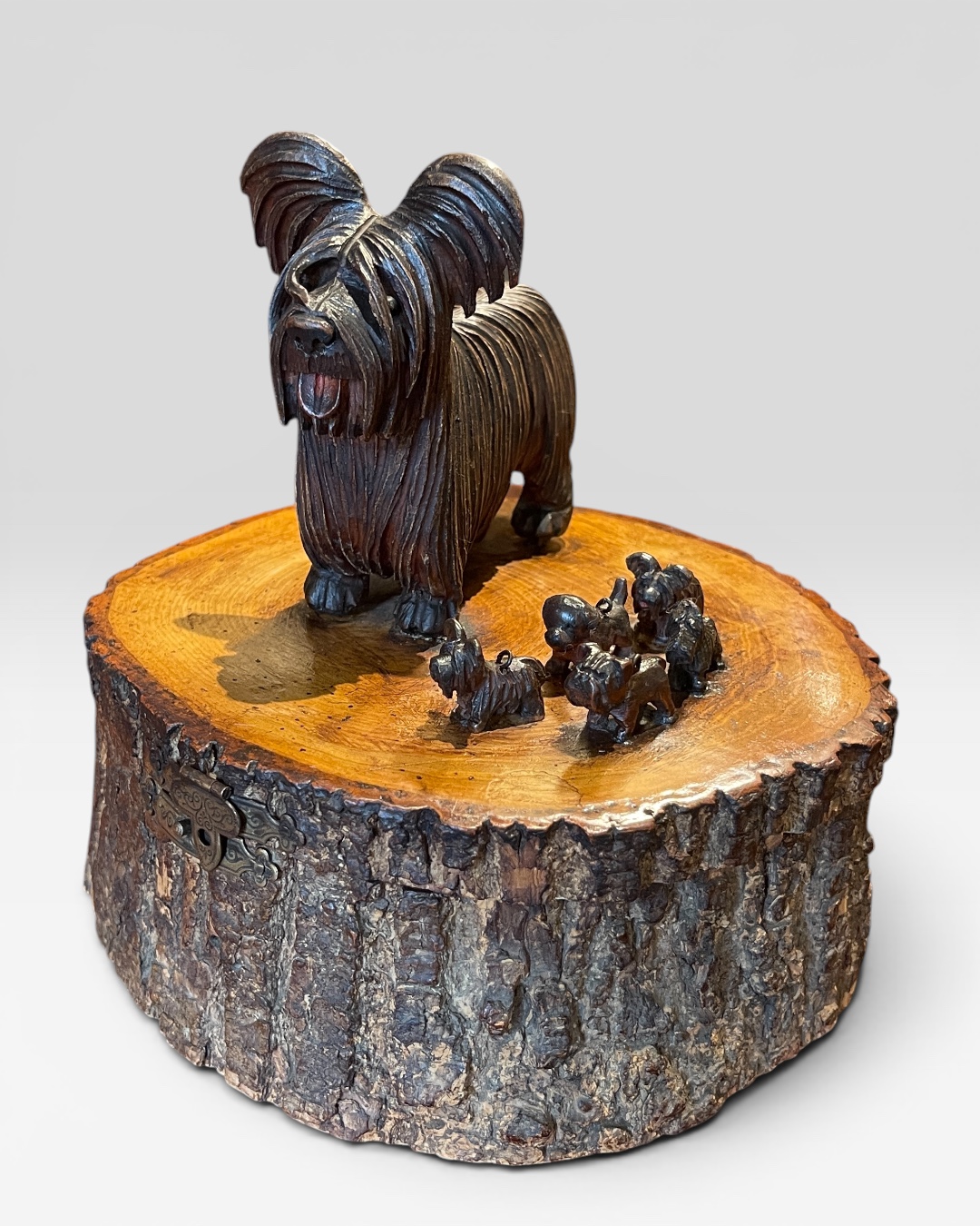 Wooden box , late 19th century